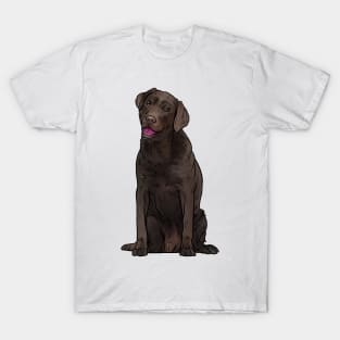 Chocolate Labrador Retriever Dog Chocolate Lab T-Shirt